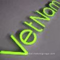 Frontlit LED Aluminum Typography Aluminium Frontlit LED Channel Letter Supplier